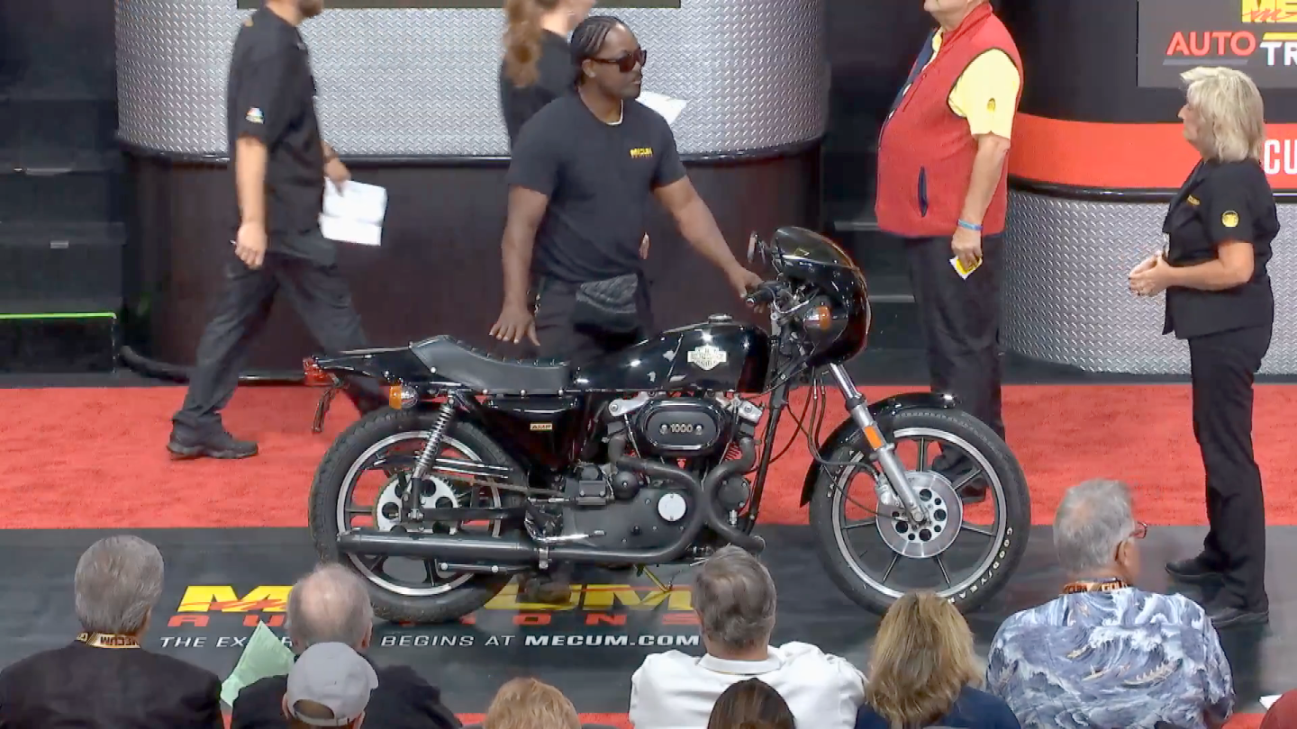 1977 Harley-Davidson XLCR | Price: $16,500 | Estimate: $20,000 - $25,000 | Auctioneer: Mecum | Lot F64.2 | Auction Description