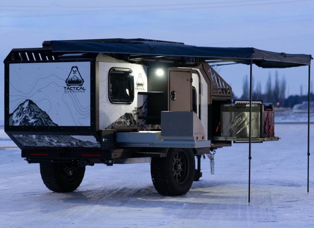 Woodless camper pod is a toasty tiny cabin at the 'edge of nowhere'