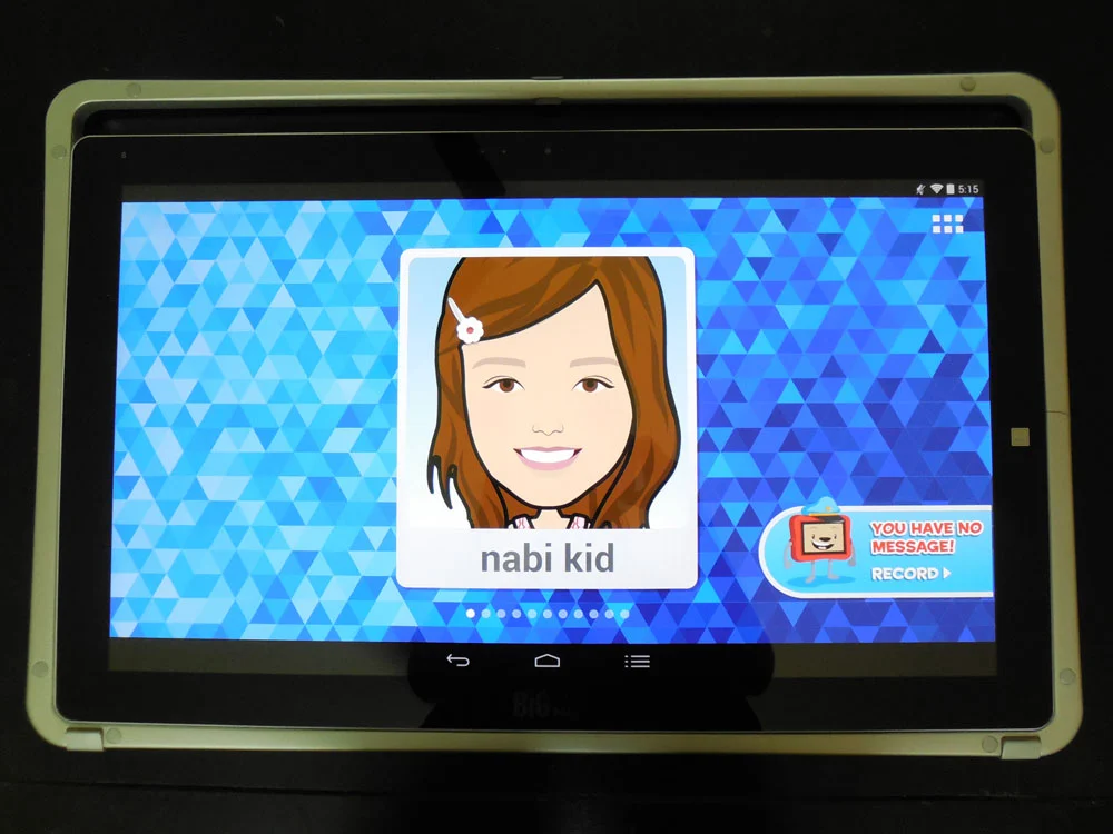 Kids can use the tablet in the nabi mode (Photo: Lakshmi Sandhana/Gizmag.com)
