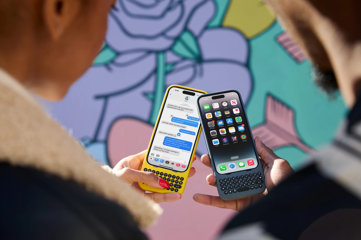 Clicks is available in color choices of BumbleBee and London Sky