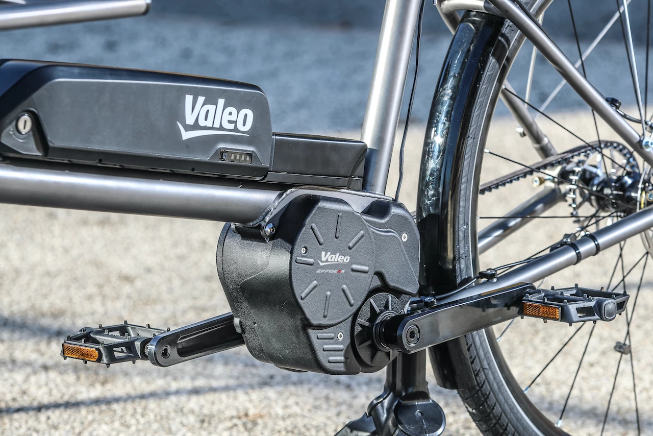 The Valeo motor produces up to 130 Nm (96 ft lb) of torque
