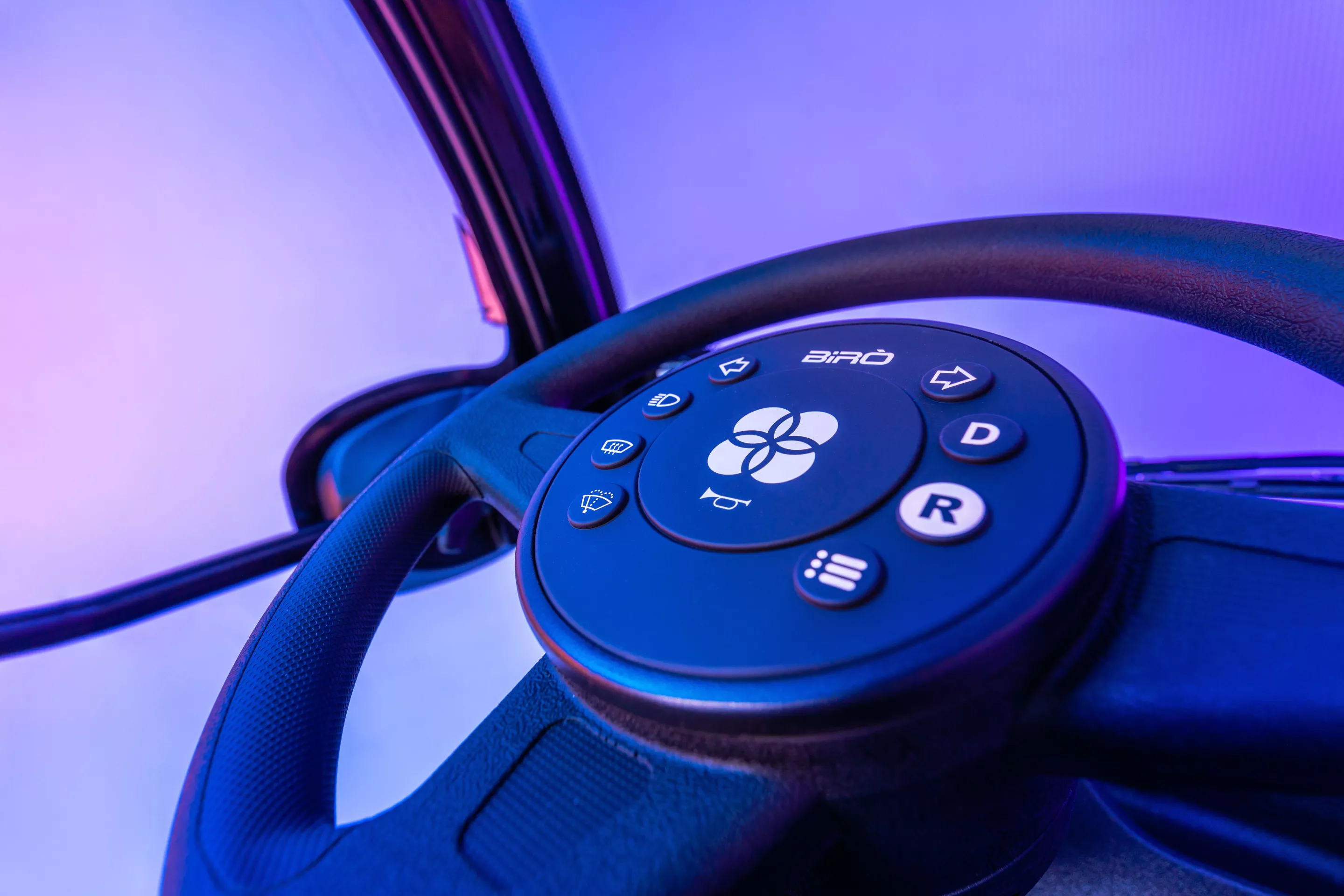 A new steering wheel puts all necessary controls in the center