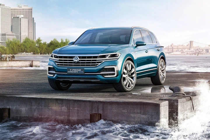 The T-Prime shows a strong chrome grille with integrated headlamps