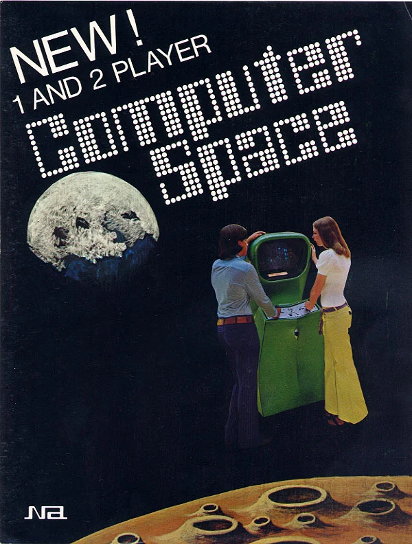 Computer Space was created by Nolan Bushnell and Ted Dabney who would later found Atari Inc.