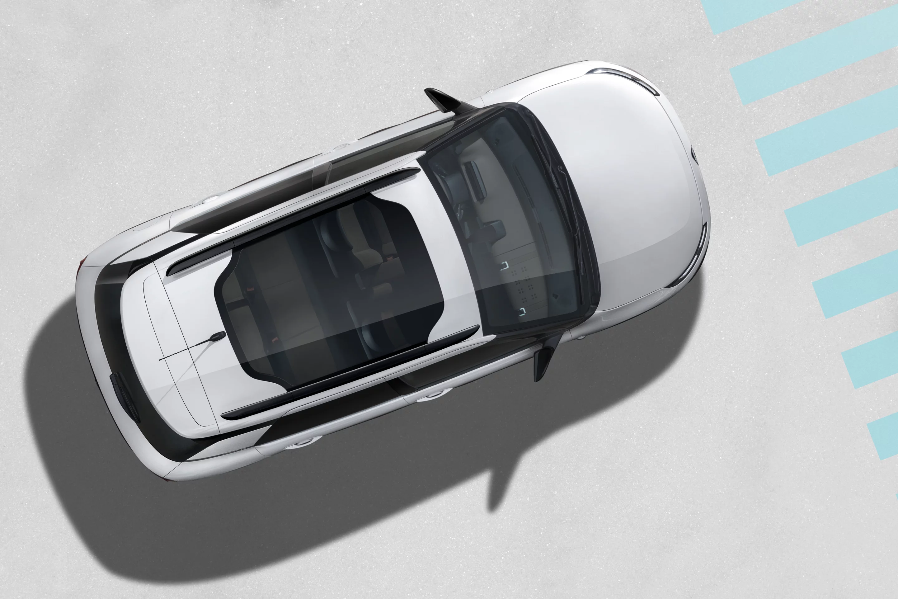 Citroen designed in a panoramic glass roof to give the C4 Cactus an open airy interior feel