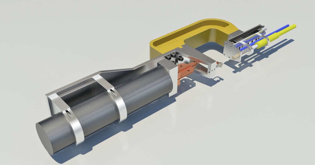 Together at last device quickly bonds metal to plastic