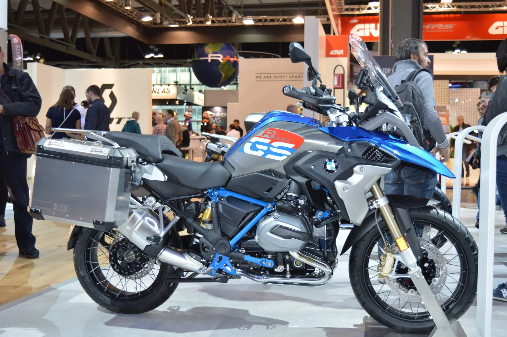 BMW's most popular model, the R 1200 GS, achieved EU4 compliance with a reworked exhaust and a new engine management system