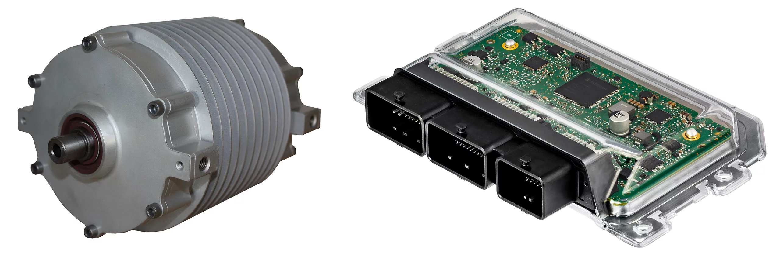 The motor and master controller both come from Vitesco's existing auto parts catalogue