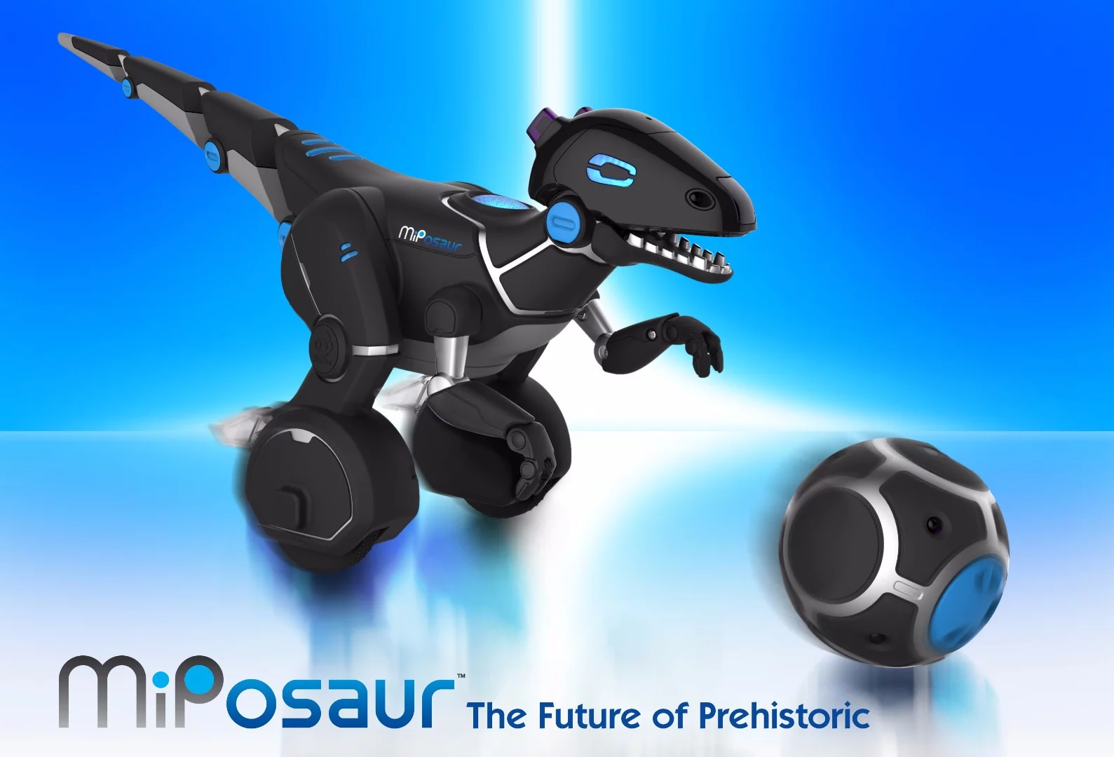 MiPosaur is a dino bot on a two-wheeled pendulum that has moods, gestures, a TrackBall with different modes, and an app that adds more functionality