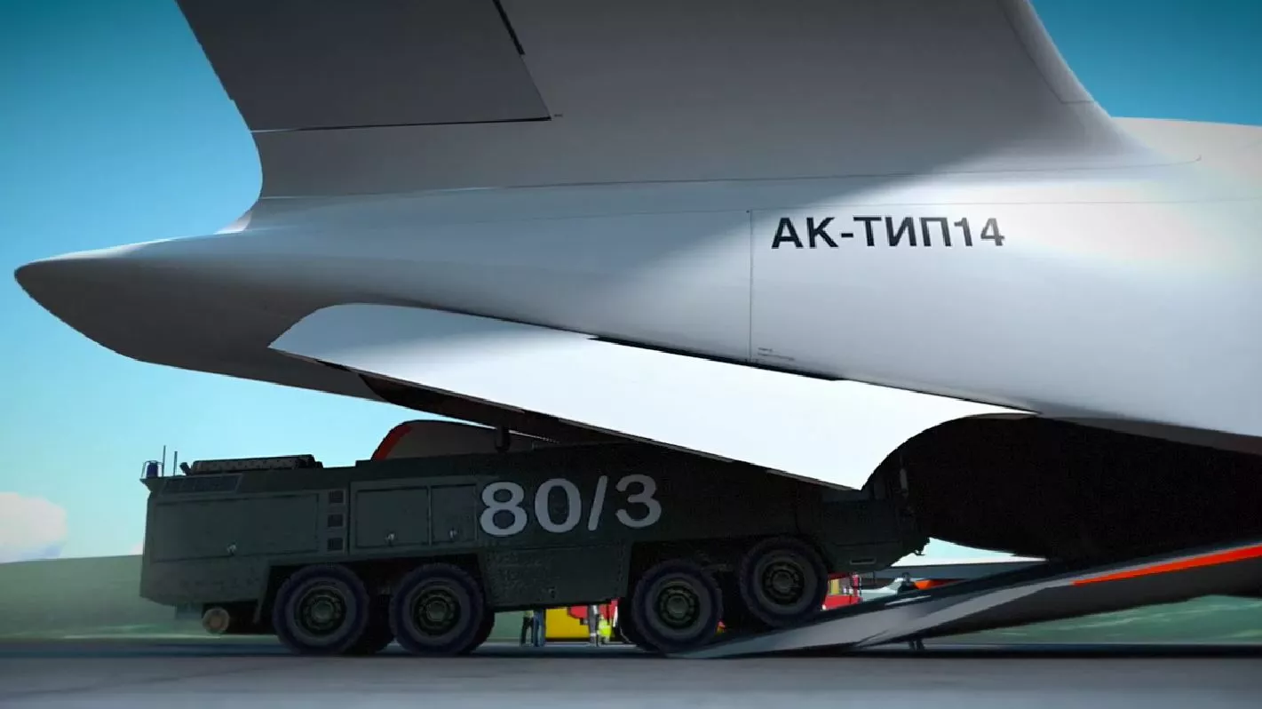The concept calls for a payload capacity of 200 tons (Image: Aleksey Komarov)