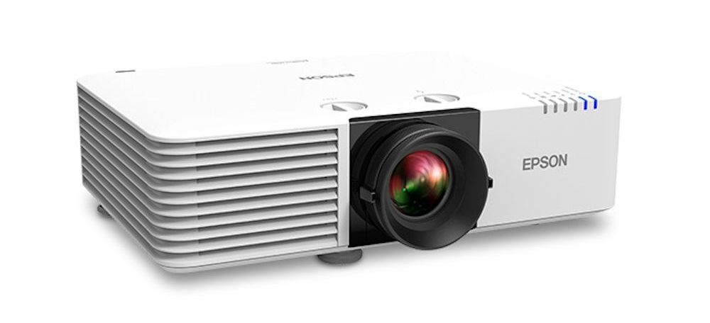 The PowerLite L570U laser projector outputs 5,200 lumens of color/white brightness.
