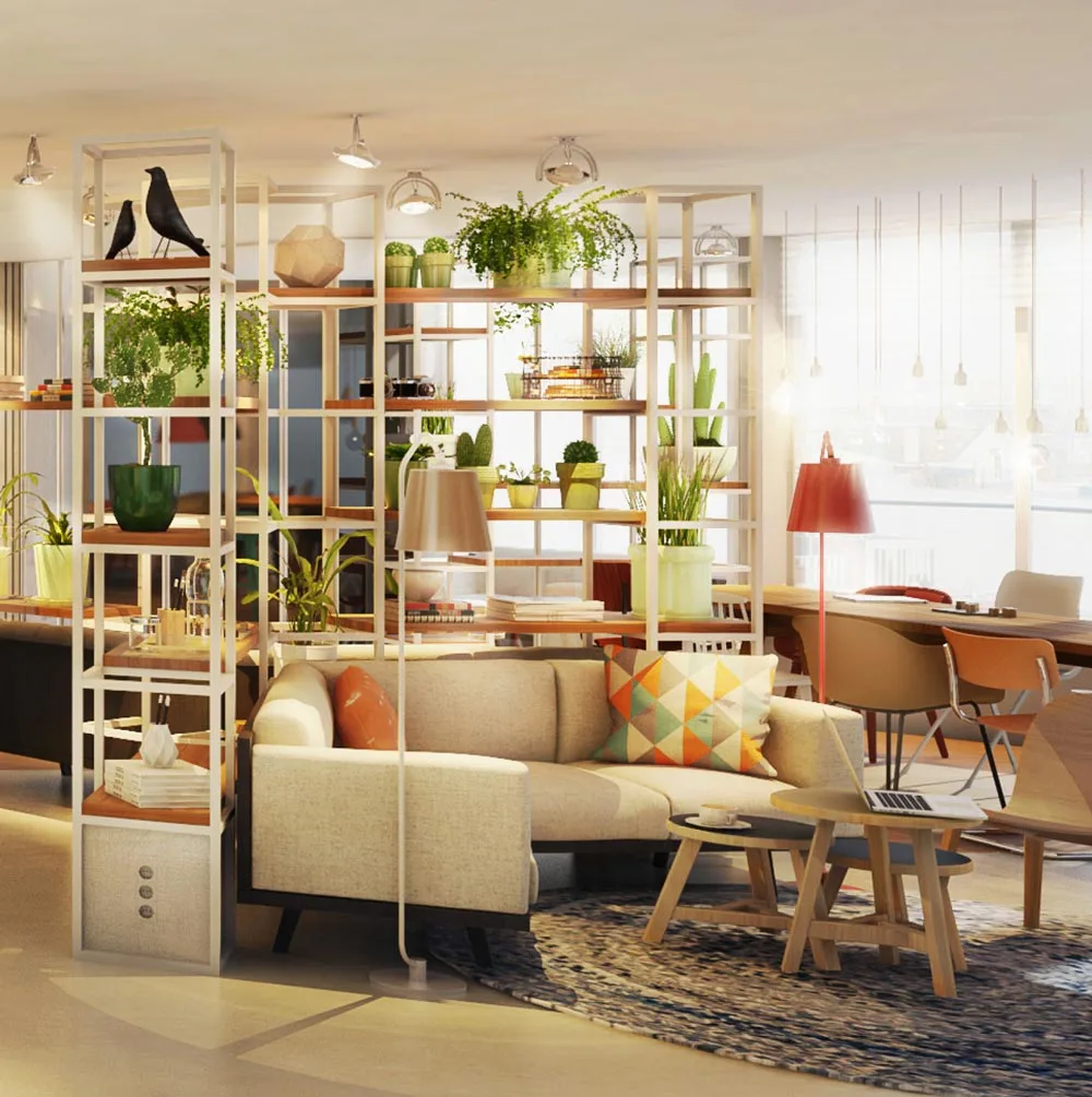 Zoku also offers a comfortable communal living room