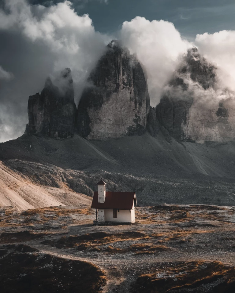 'Tre Cime'. Tre Cime, Dolomites, Italy