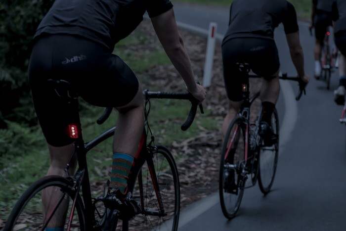 The idea appears to be that entire cycling teams might use them for their evening training rides, or that couples could buy two sets for use on their nocturnal commutes