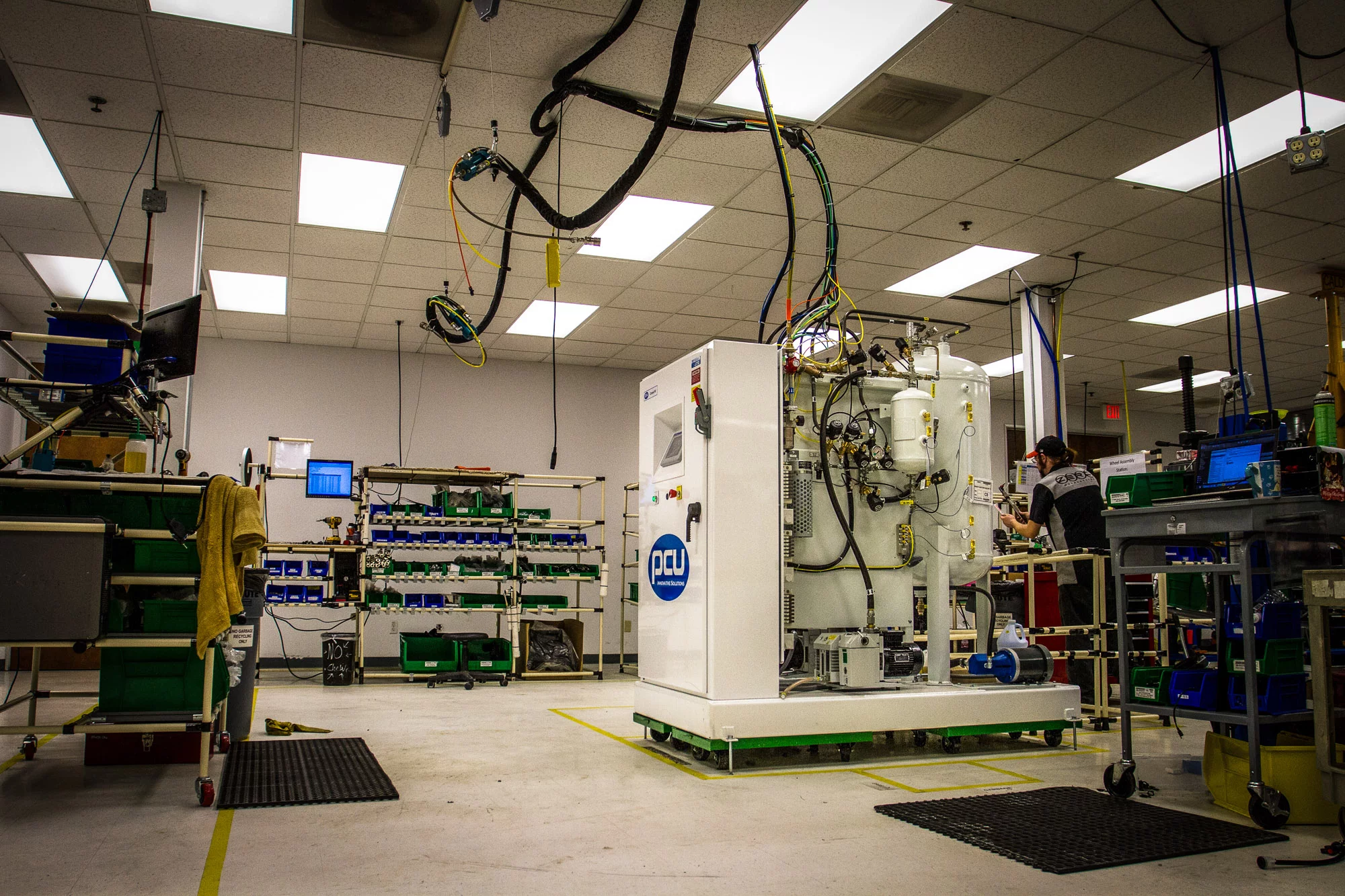 That's a US$150,000 brake bleeding machine, necessary as part of the Bosch ABS upgrade (Photo: Photo: Joe Salas/4theriders.com)