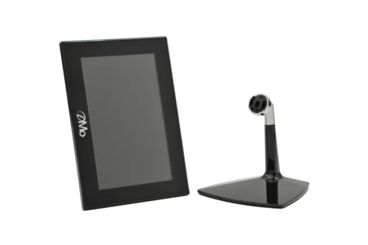 The iMo pivot touch can be used in portrait or landscape mode and can be detached from the stand