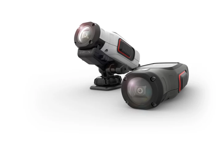 Garmin's VIRB Elite (left) and VIRB actioncams