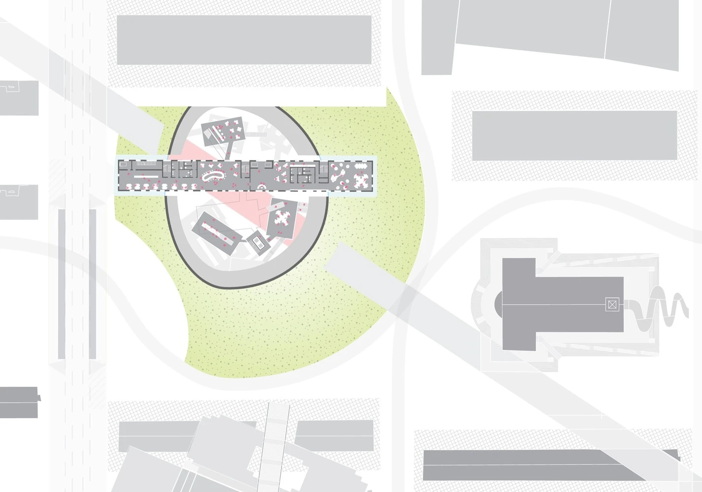 Architectural drawing of the Franklin Mitte project