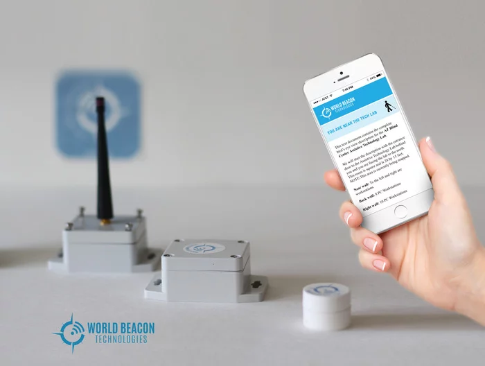 Each beacon can be customized and kept up to date as to the information it pushes through the SightCompass desktop and mobile app