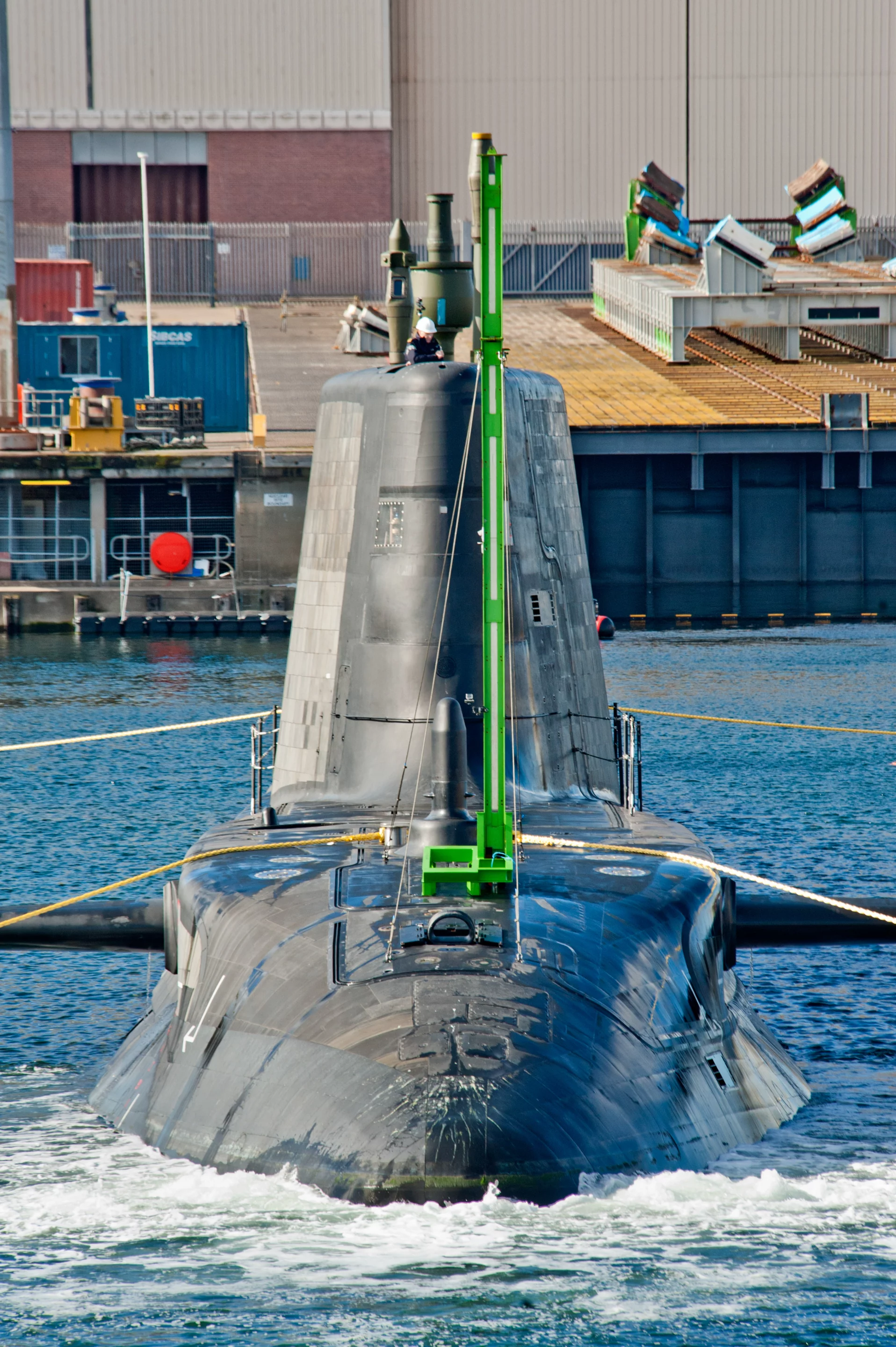 Artful's first dive was designed to make sure she is stable enough for sea trials (Image: BAe Systems)