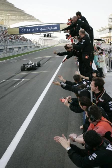 McLaren's passion shows as Kimi takes third place and a double points finish moves the team into third spot in the constructor race.
