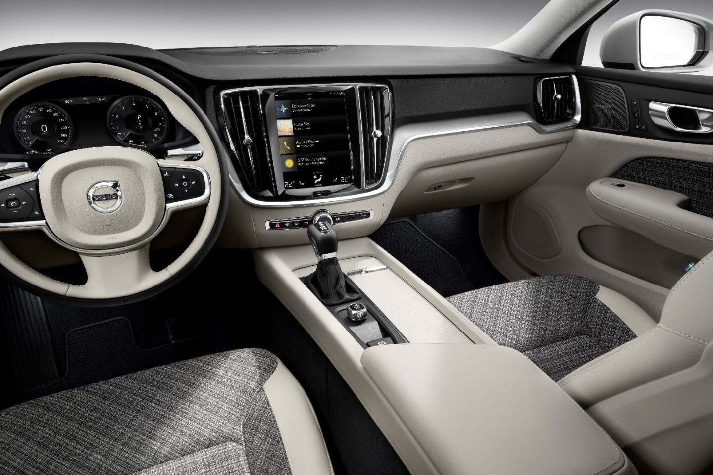 The new V60 has Volvo's Sensus infotainment system with 9-in touchscreen