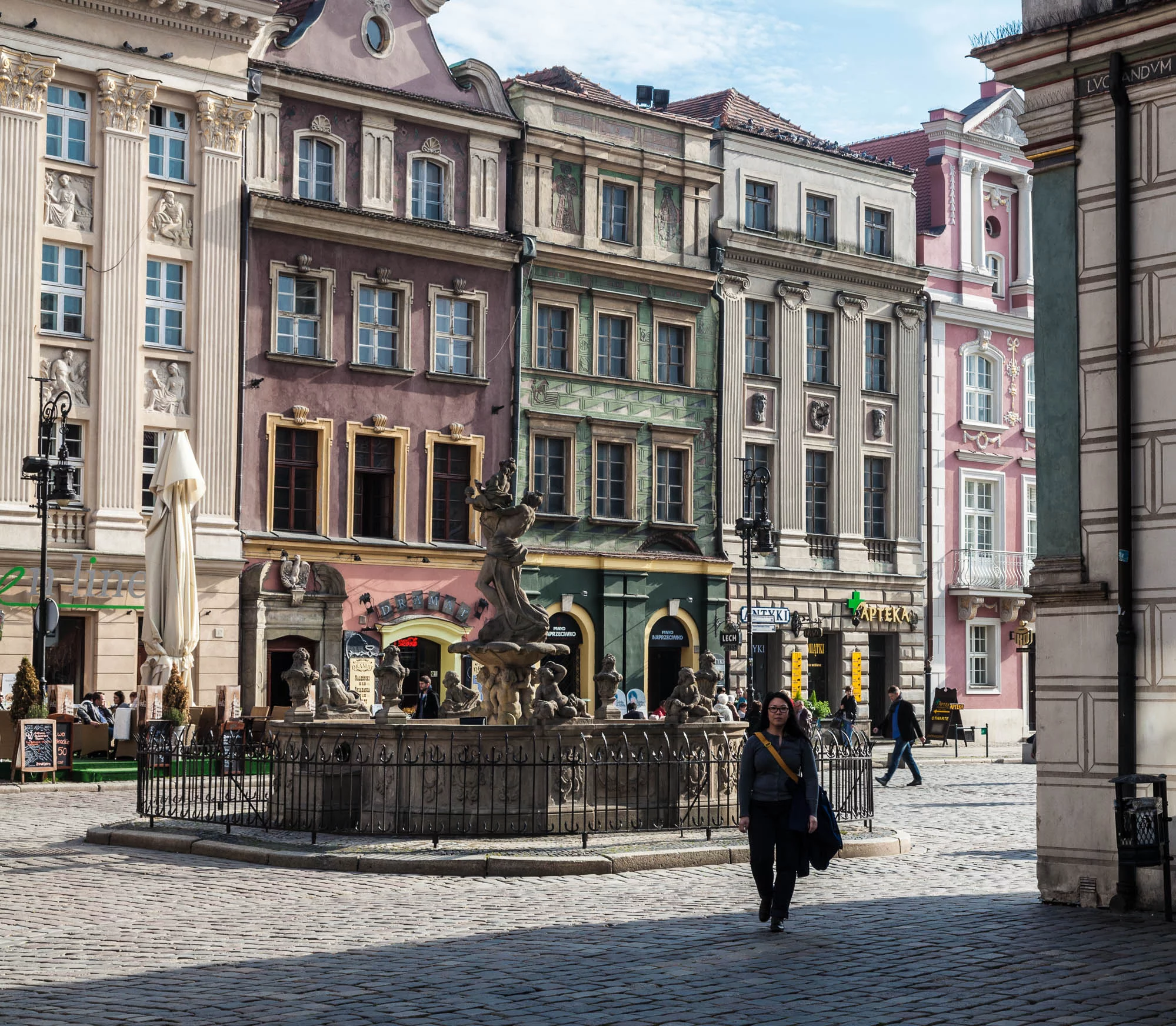 Beautiful city square in Poznan, Poland. Photo: Loz Blain