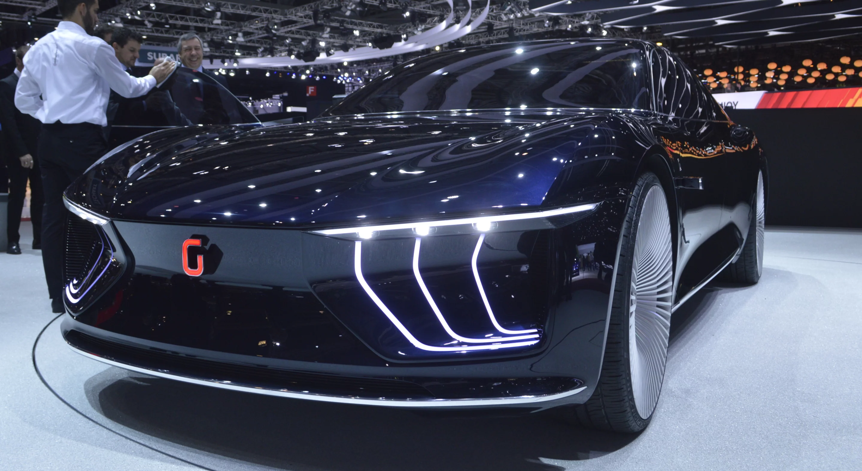 The Italdesign Giugiaro GEA is a luxury saloon (Photo: C.C. Weiss/Gizmag.com)