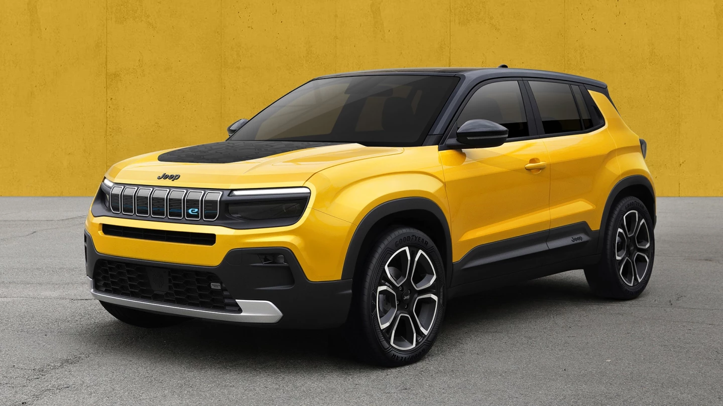 Jeep's first production BEV won't be a Wrangler but this little crossover