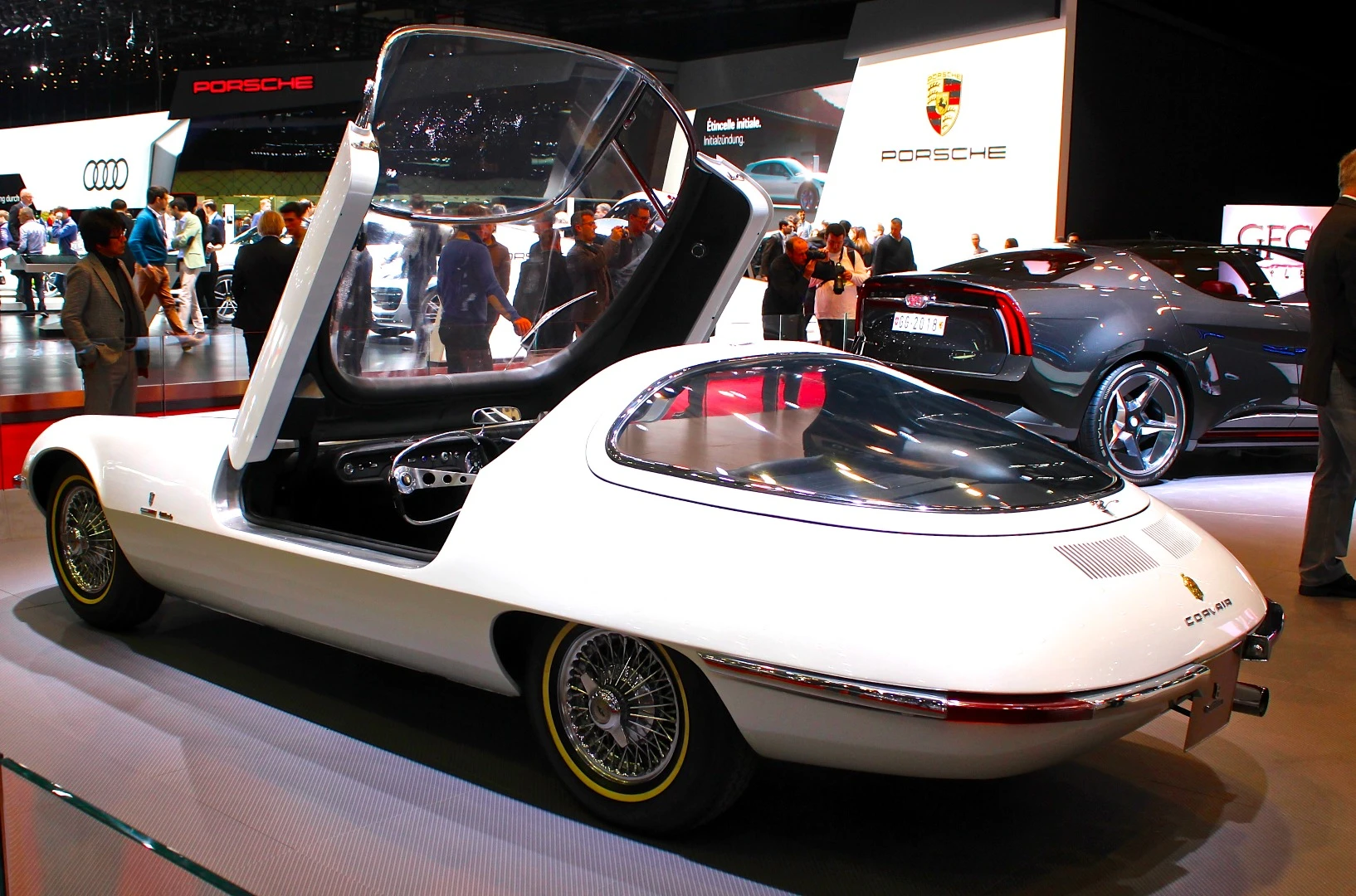 The design for this 1963 Chevrolet Corvair Testudio Bertone was one of Giorgetto Giugiaro's first works