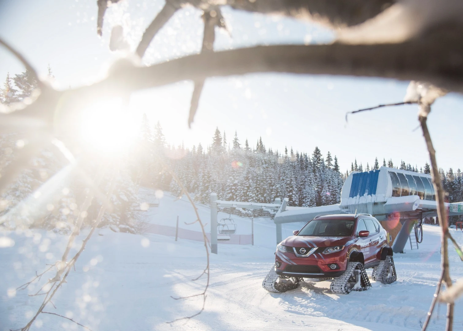 We're not sure if it's quicker, but it sure looks like a more fun way up the slopes