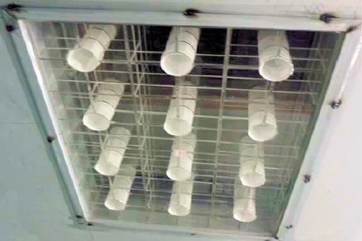 A prototype window design that lets air pass through, but attenuates outside sounds by 30-35 decibels (Photo: Mokpo National Maritime University)