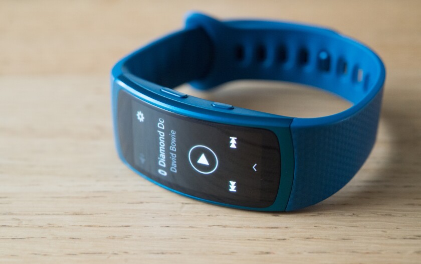 The addition of music storage on the Samsung Gear Fit2 means exercisers might be able to leave their smartphone behind