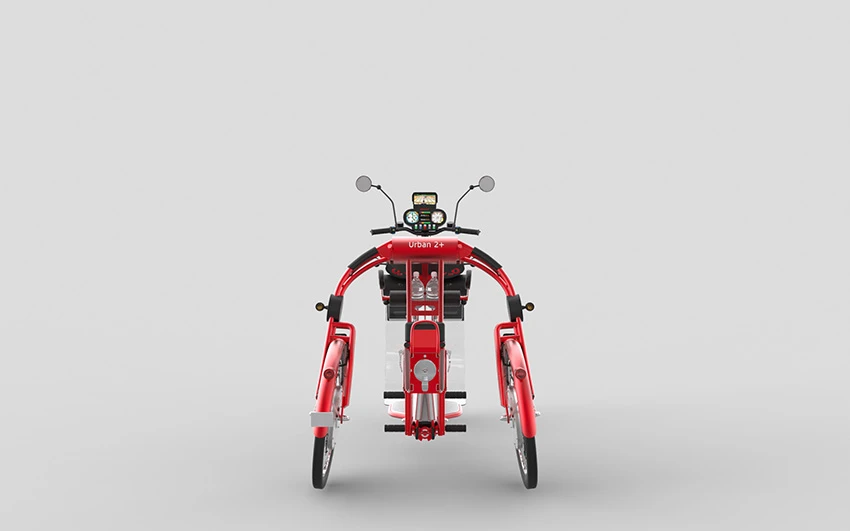A rear-view look at the johanson3 Urban 2+