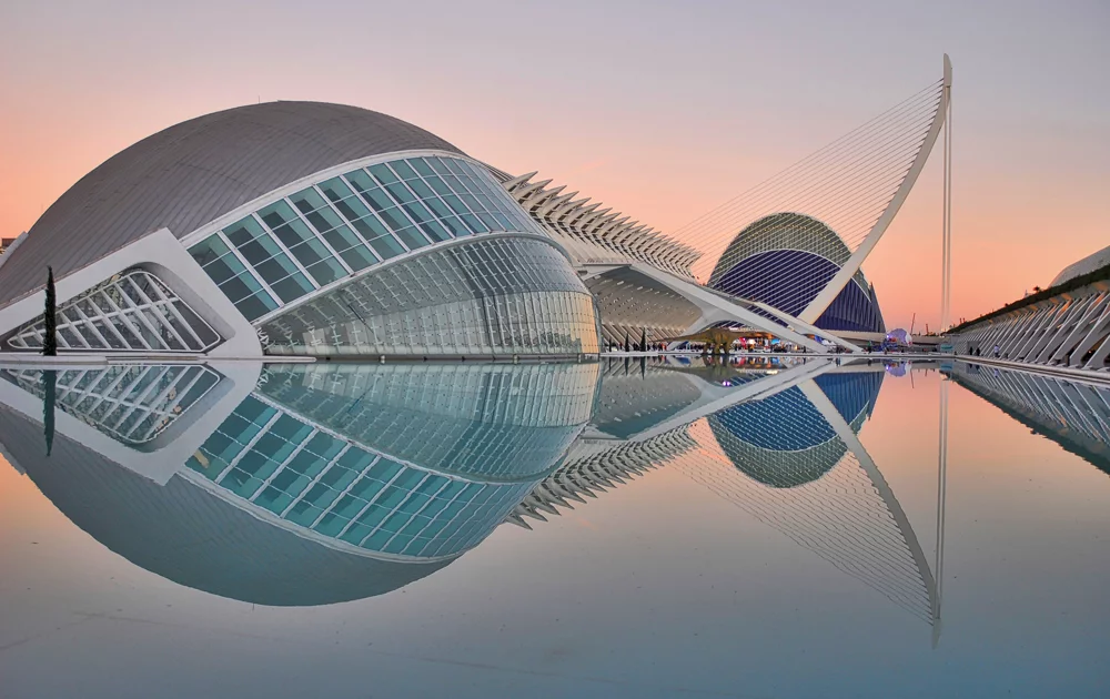Nominee, Amateur, Architecture. Early morning in the City of Arts and Sciences in Valencia, Spain