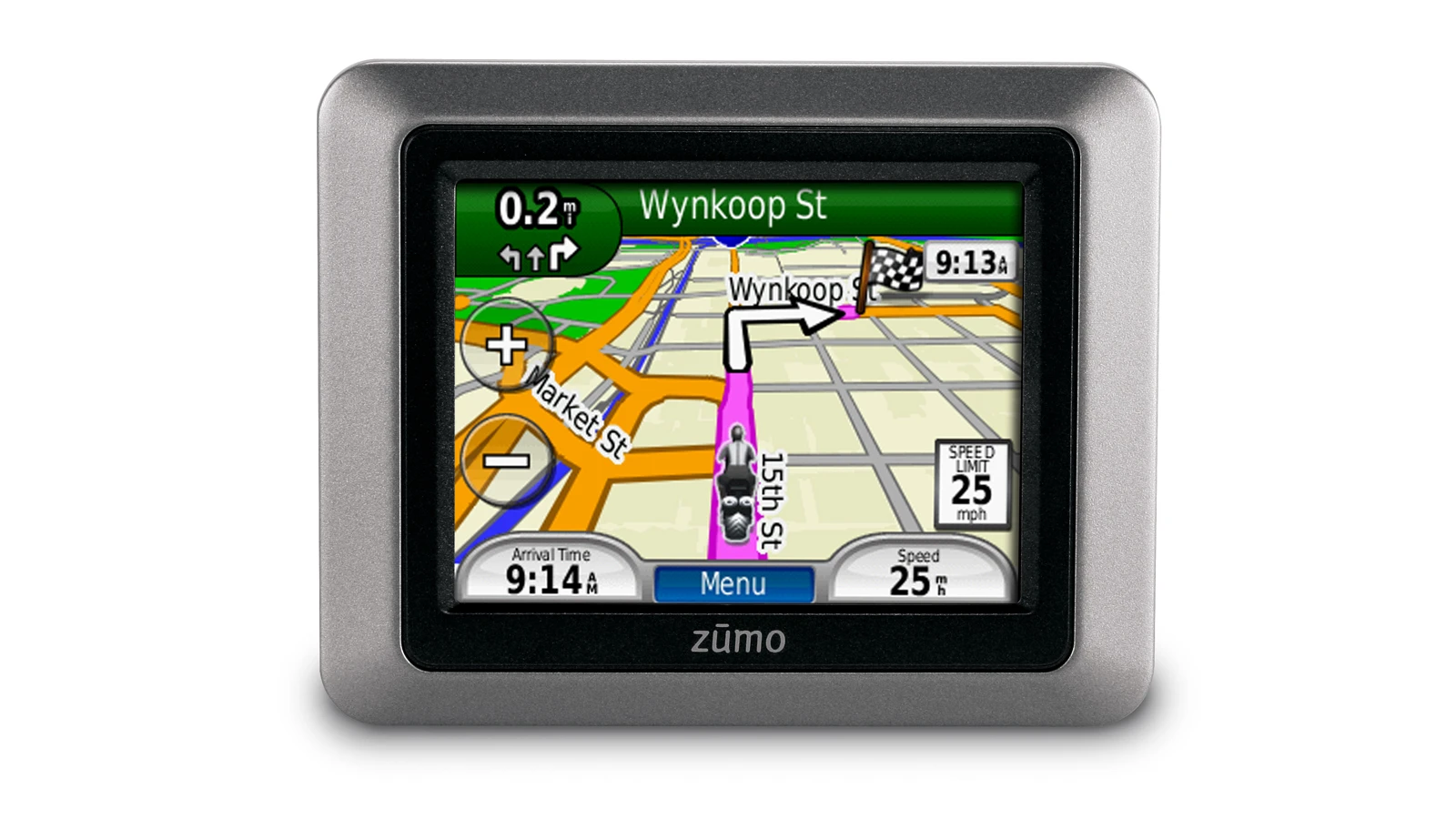 The Garmin Zumo 220 includes mounts for both your motorcycle and your car or truck