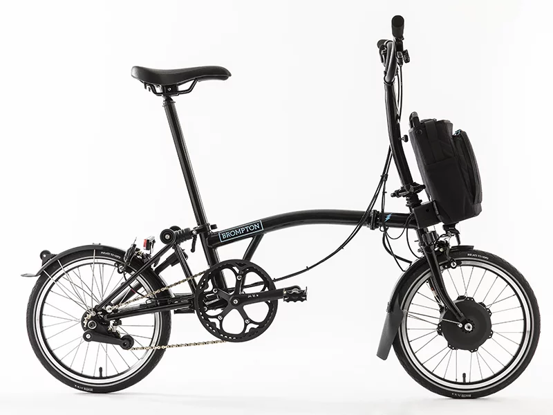 The Brompton Electric is available in 2- or 6-speed models