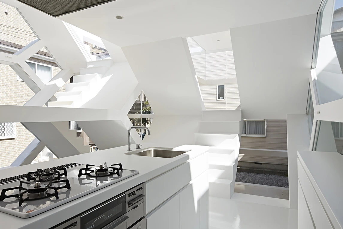 The kitchen area (Photo: Koichi Torimura)