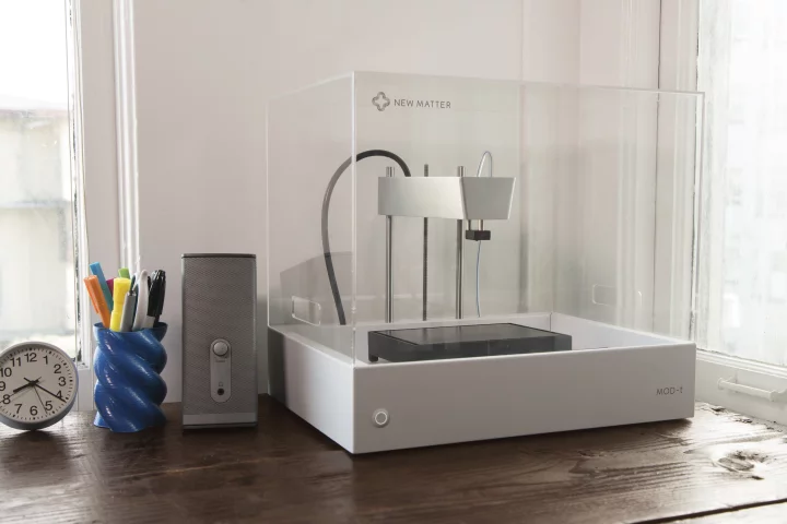 New Matter has launched what it calls an "end-to-end 3D printing system" made up of an inexpensive printer named MOD-t, companion software, and an online shopping portal
