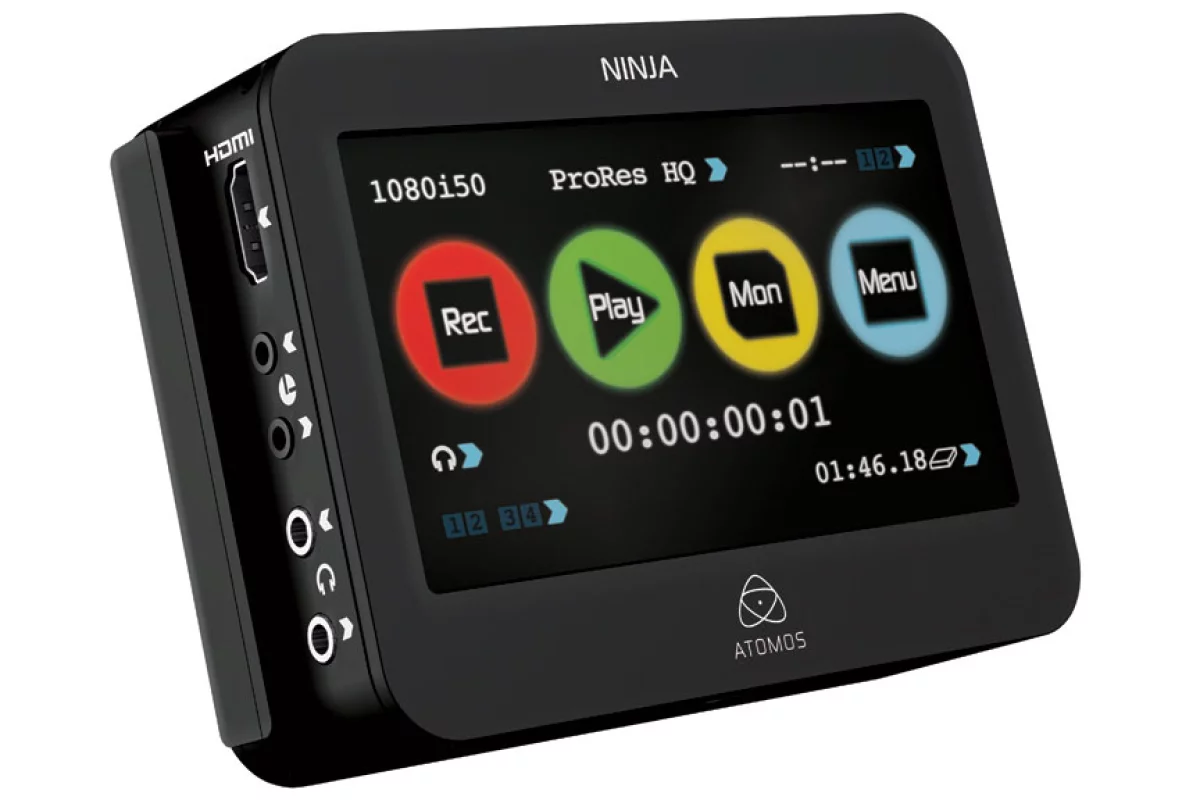 The Ninja Recorder from Atomos records uncompressed video from HDMI to ProRes format in real time