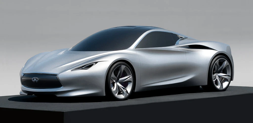 The Infiniti range-extended electric Emerg-E sports car