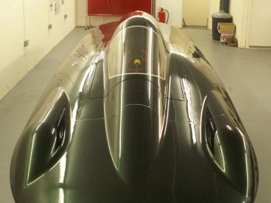 The British Steam Car is aiming for a 200mph land speed record.