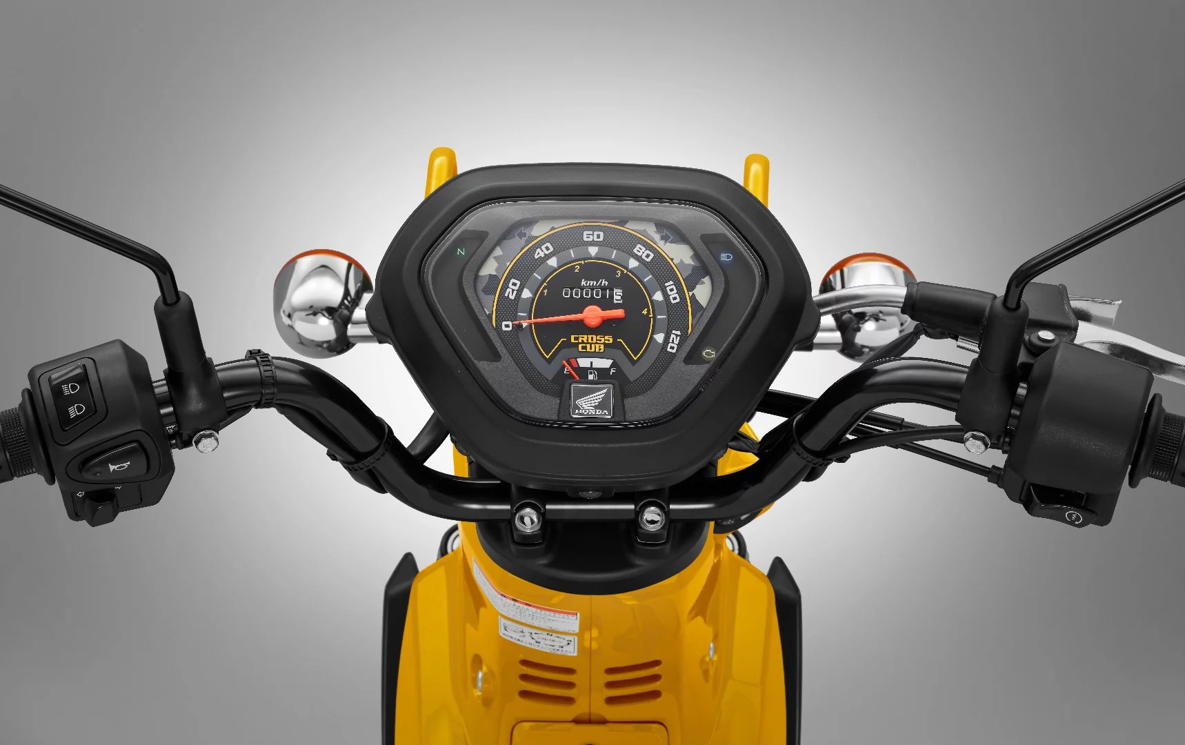 The 2018 Honda Cross Cub 110 gets a dedicated instrument panel