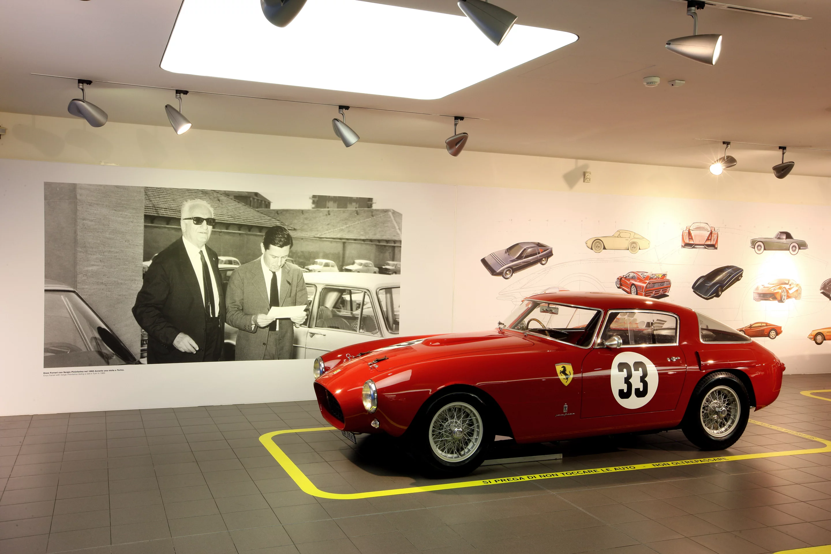 Ferrari hosts the "Great Ferraris of Sergio Pininfarina" at the Ferrari Museum in 2012-2013