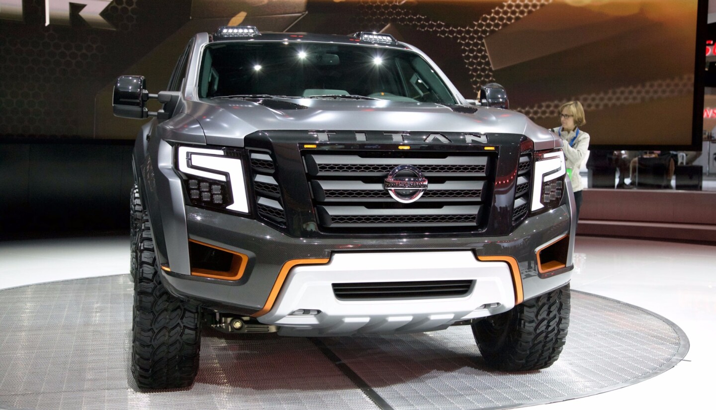 Nissan Drops The Titan Xd Warrior Concept Onto The Detroit Battlefield