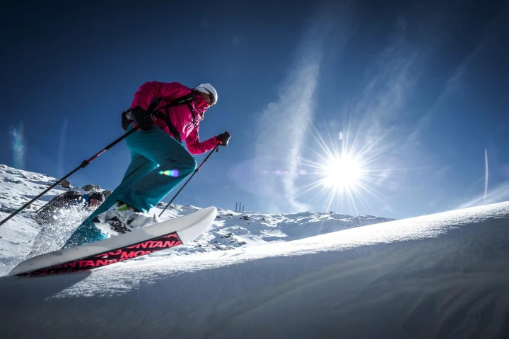 Crossblades provide an alternative way to travel over snow