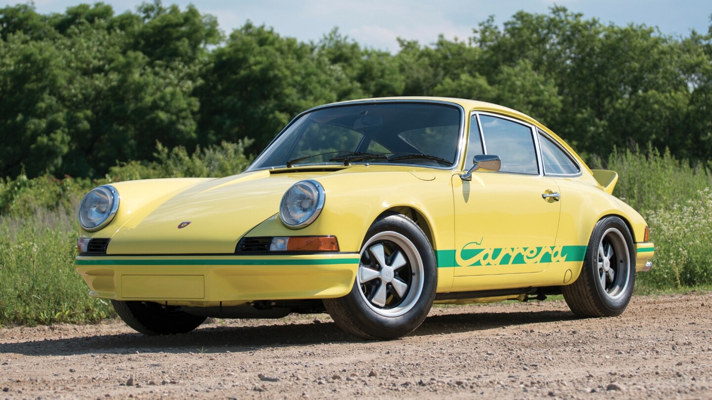 1973 Porsche 911 Carrera RS 2.7 Lightweight | Estimate: $875,000 to $950,000 | Official Auction Description: RM-SothebysLot 129