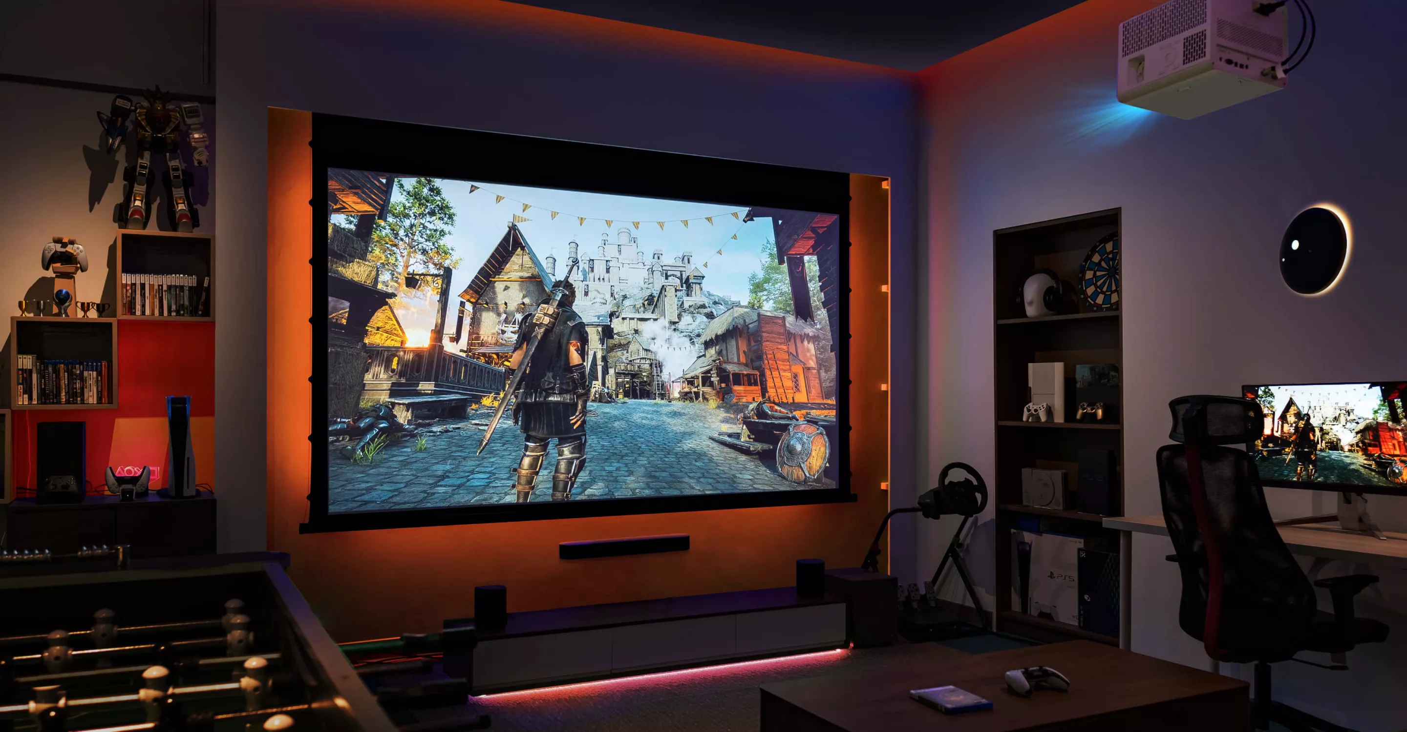 The X3100i's 4LED light source puts out 3,300 ANSI lumens, and BenQ has cooked in enhanced HDR visuals with SSI Dynamic Black and tone mapping for "vibrant contrast and lifelike shadows"