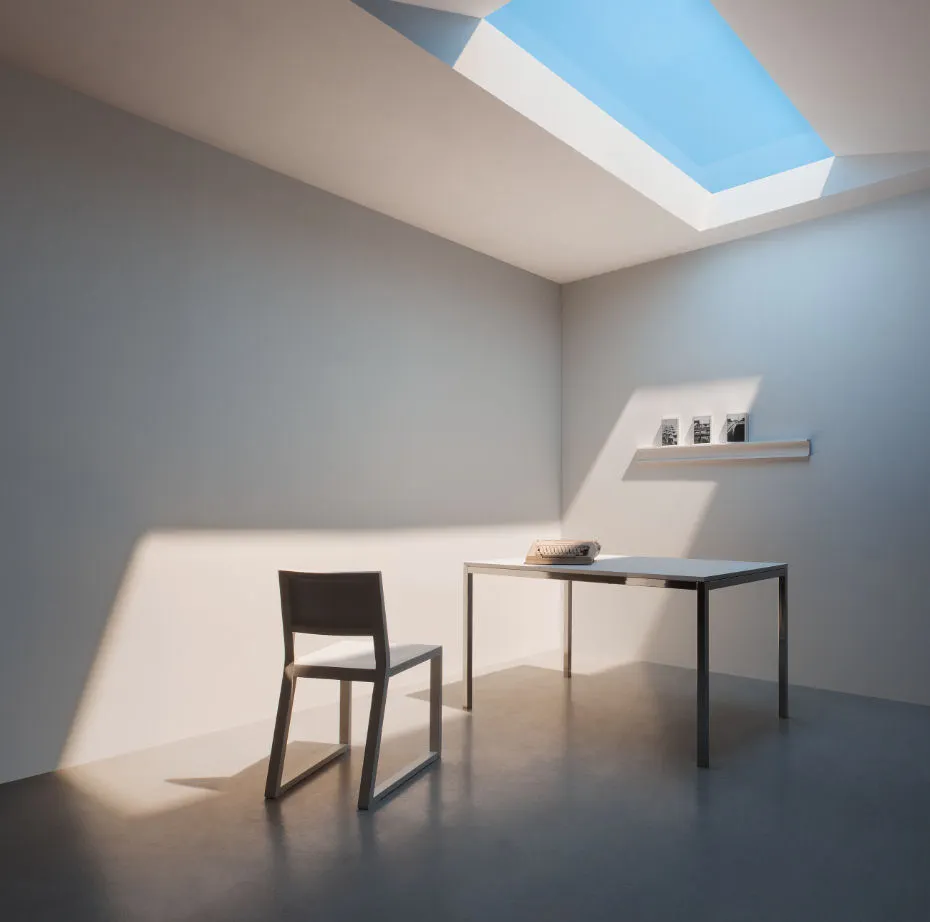 The CoeLux system not only delivers faux daylight to enclosed spaces, it can also be programmed to emulate three different geographic lighting scenarios