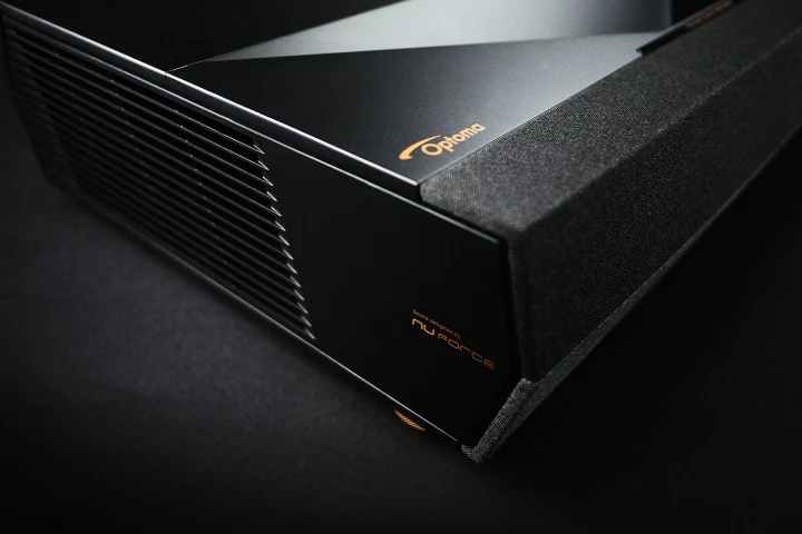 Optoma tackles home theater setup complexity with an all-in-one ultra high definition laser projector with integrated soundbar